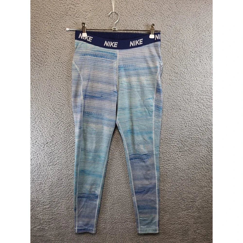 Nike Leggings Womens L (Fits W29 x L28) Dri-FIT Tights Activewear Gym Athleisure
